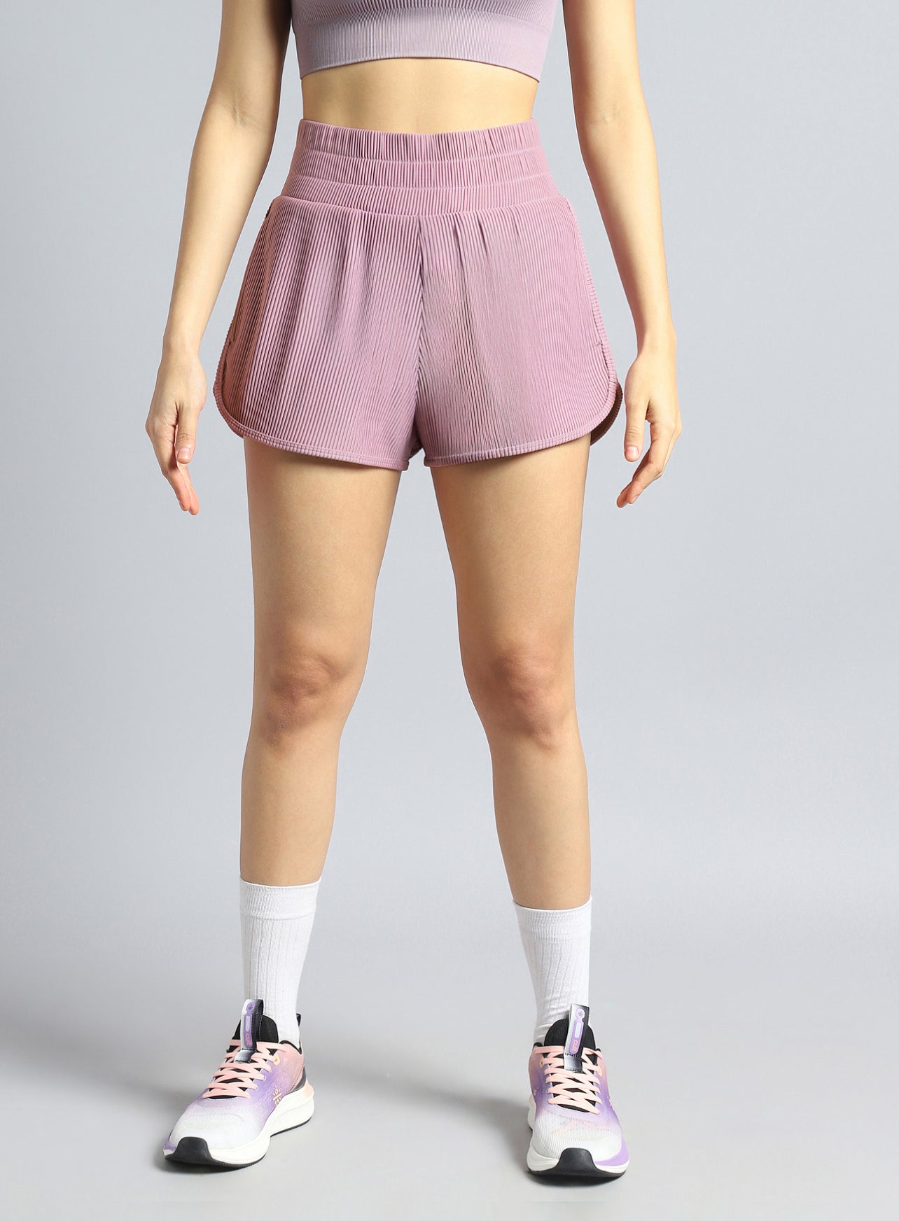 Women's Lavender Training Sculpted Shorts