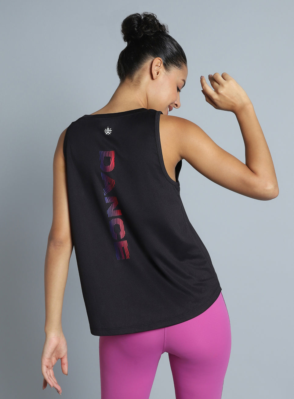 Women's Black Dance Flow Tank