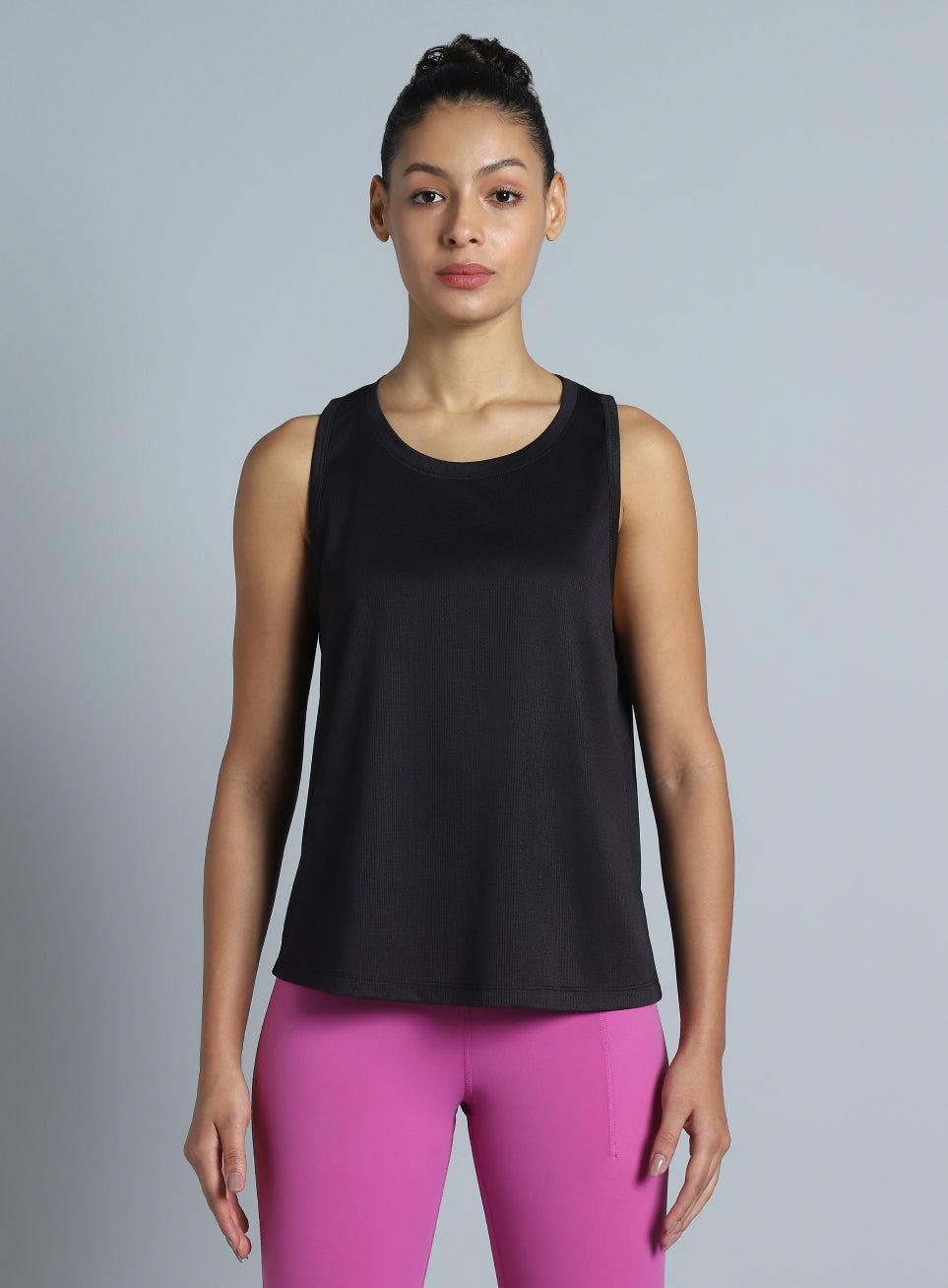 Women's Black Dance Flow Tank