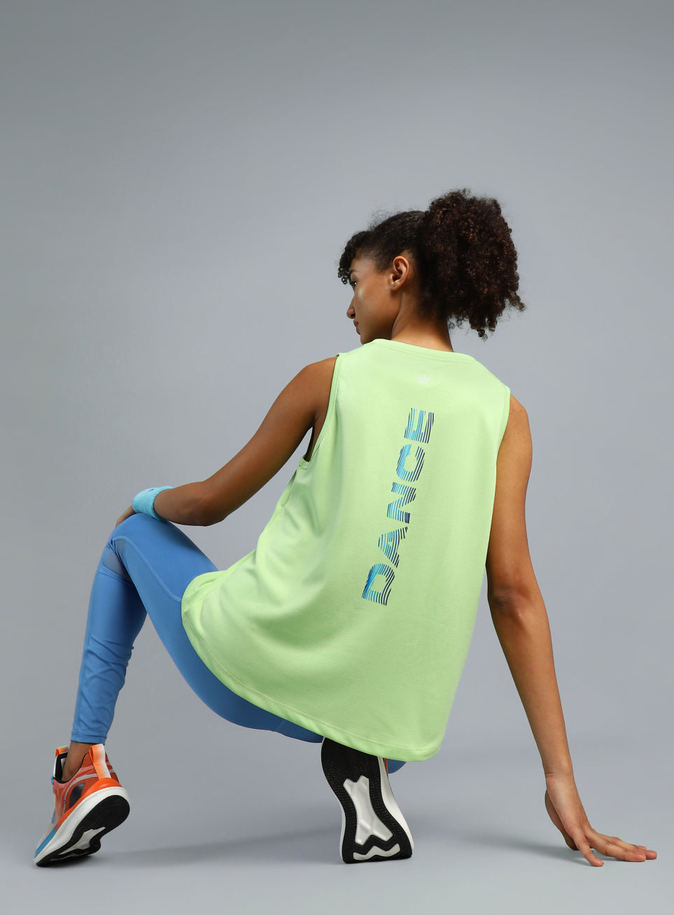 Women's Lime Dance Flow Tank