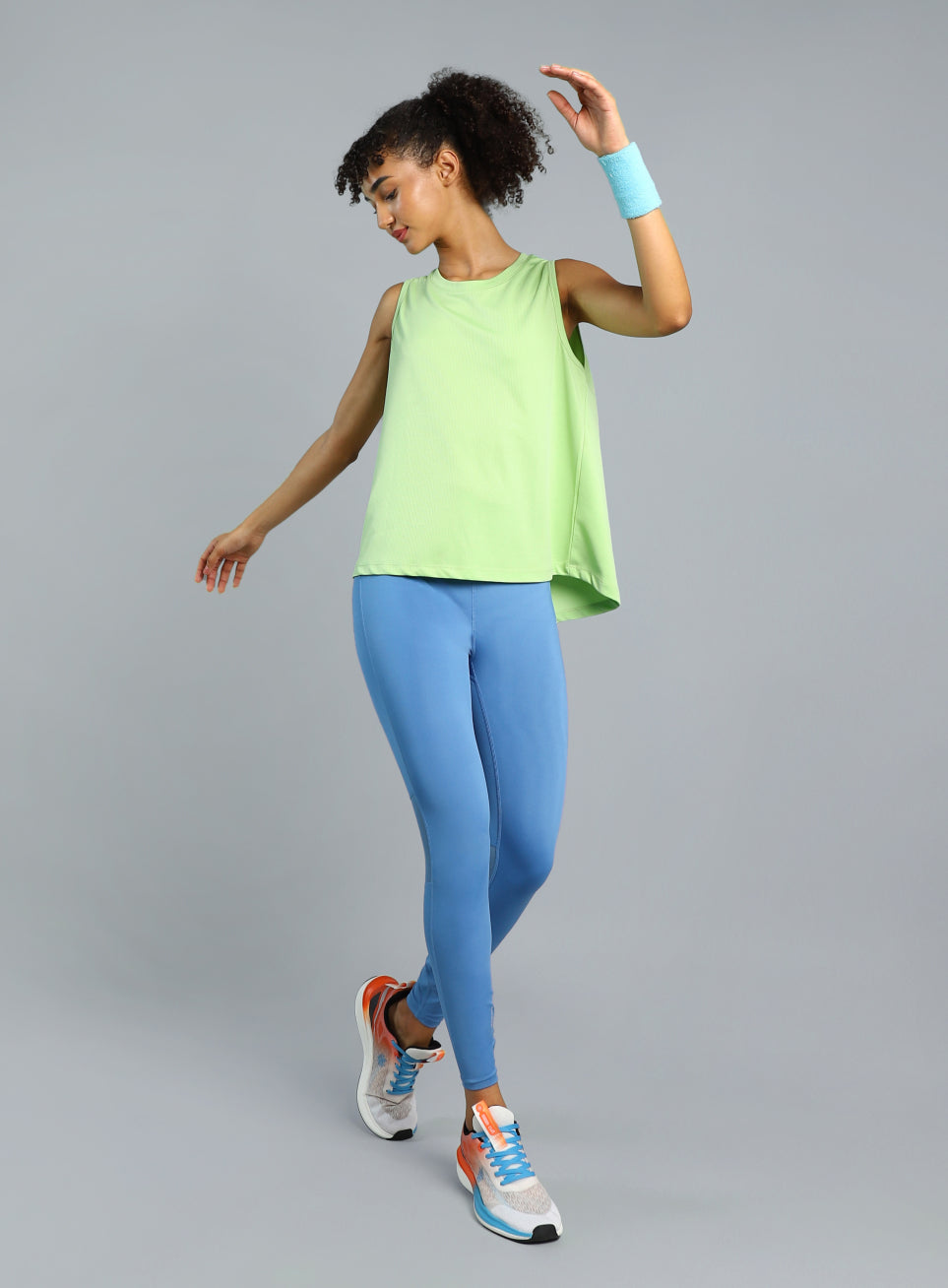 Women's Lime Dance Flow Tank