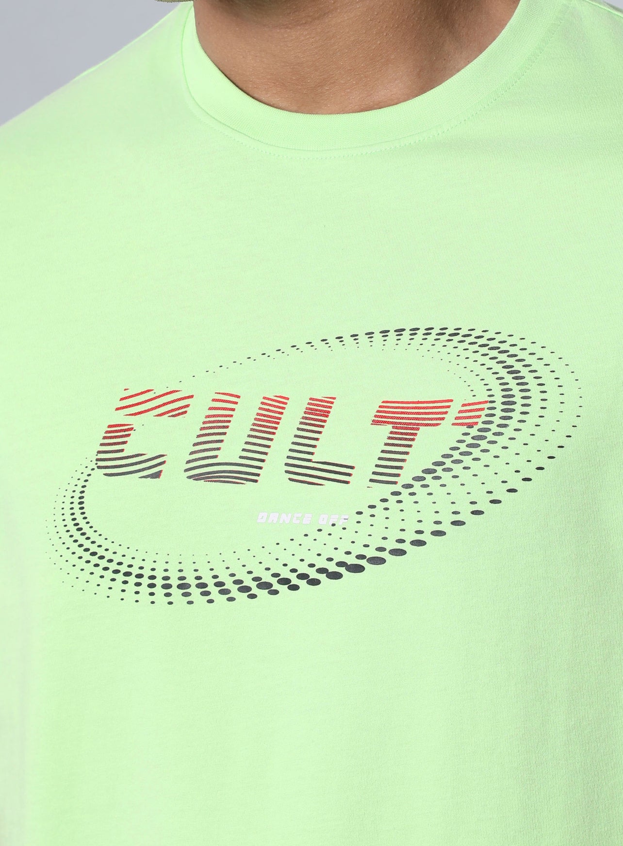 Men's Lime Dance Off Print T-shirt