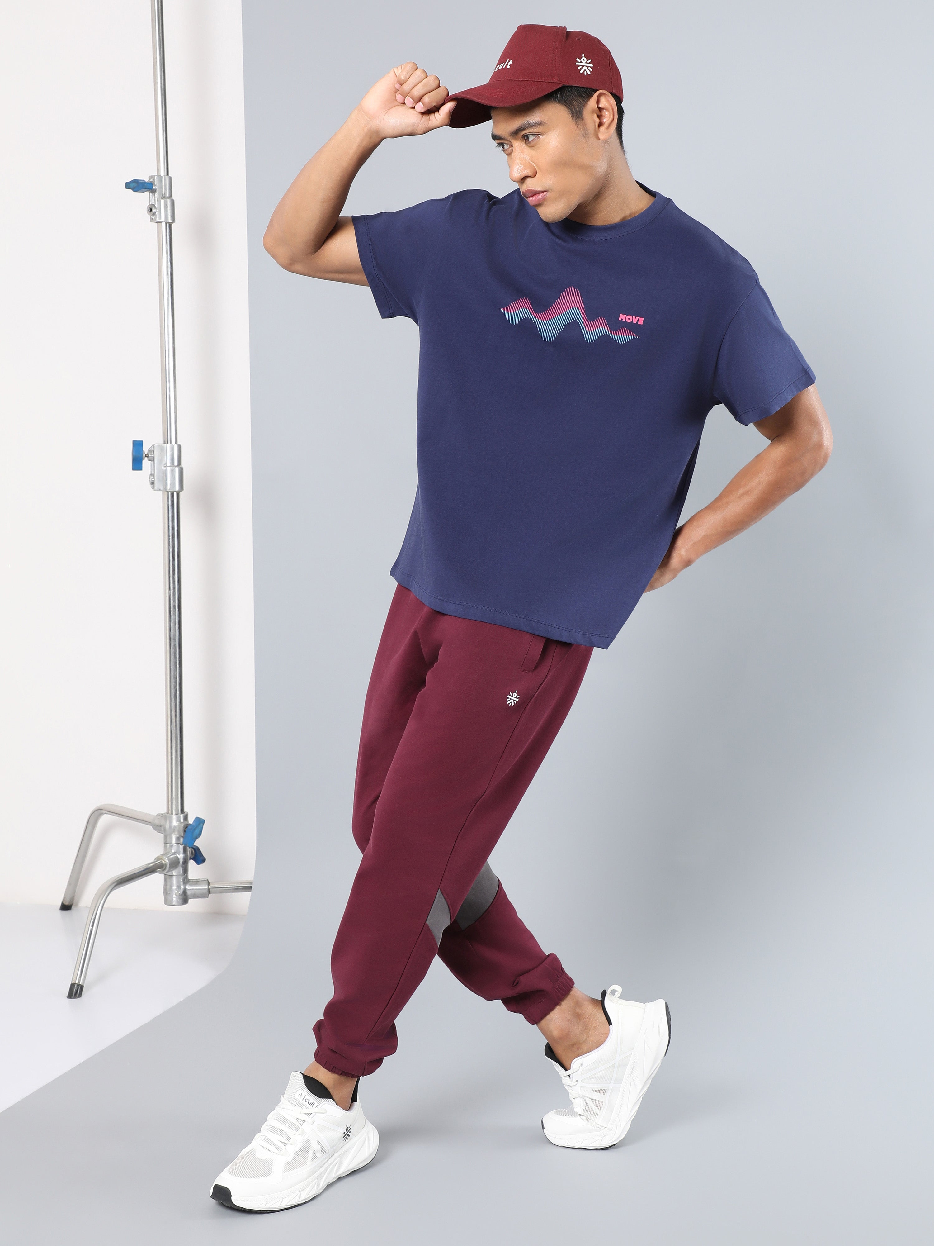 Men's Navy Move to the Beat Relaxed fit T-shirt