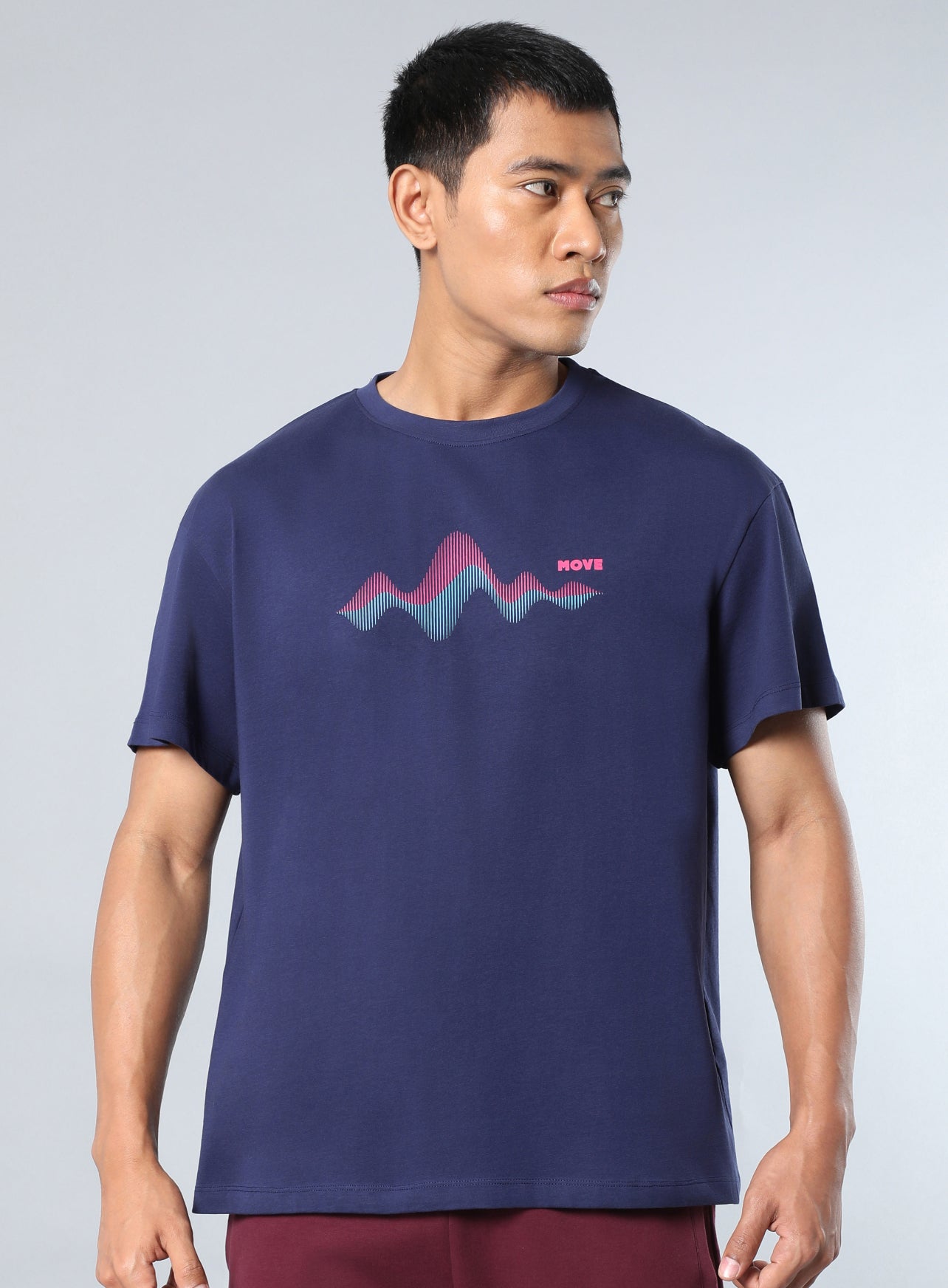 Men's Navy Move to the Beat Relaxed fit T-shirt