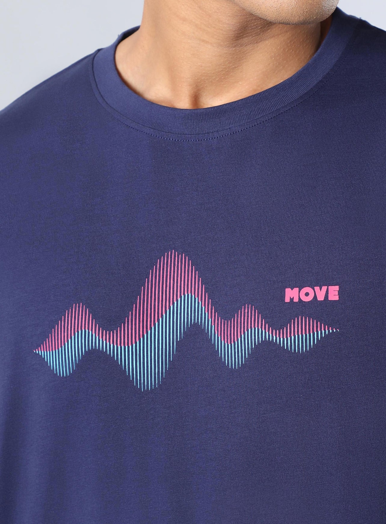 Men's Navy Move to the Beat Relaxed fit T-shirt