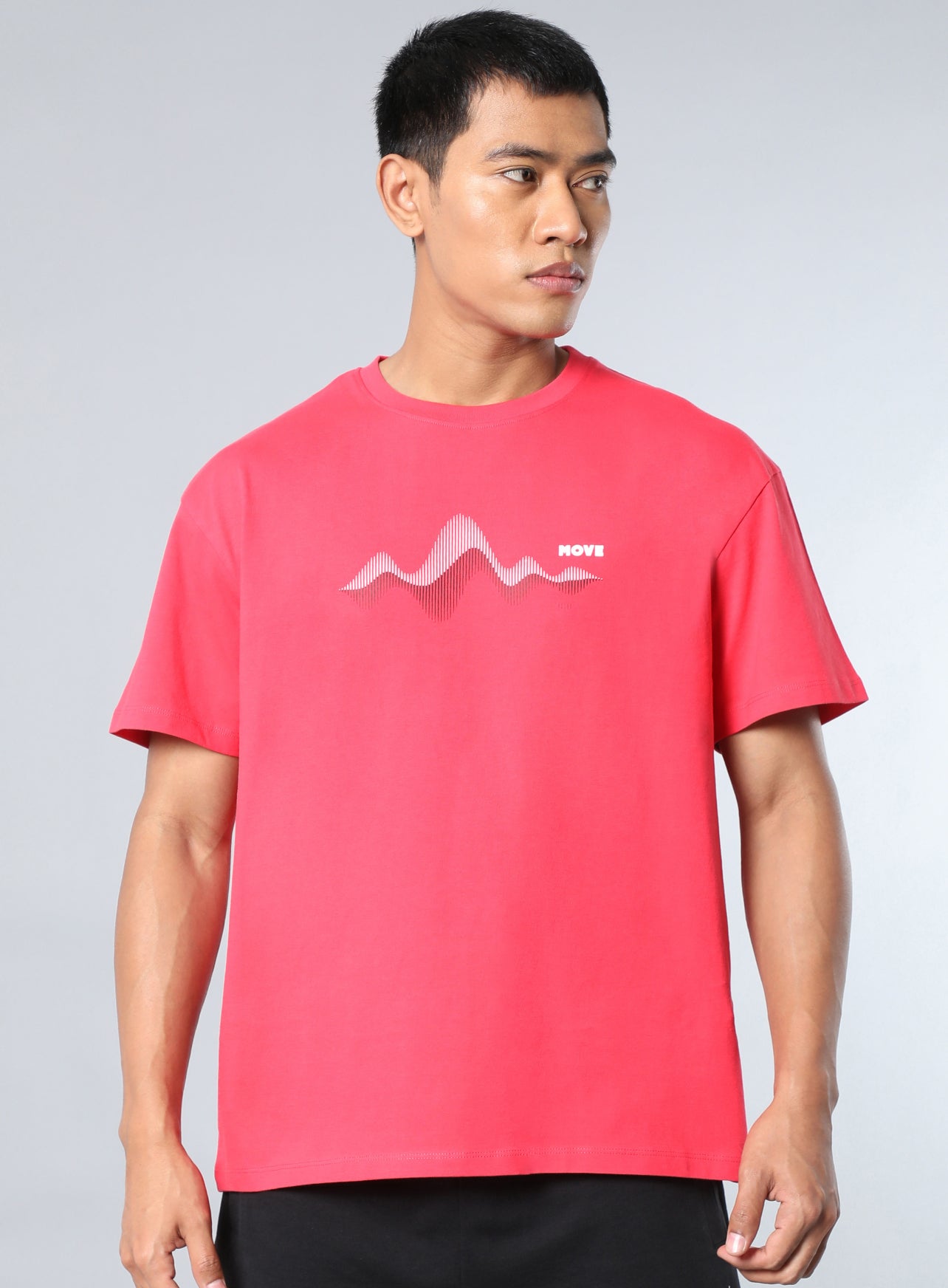 Men's Coral Move to the Beat Relaxed fit T-shirt