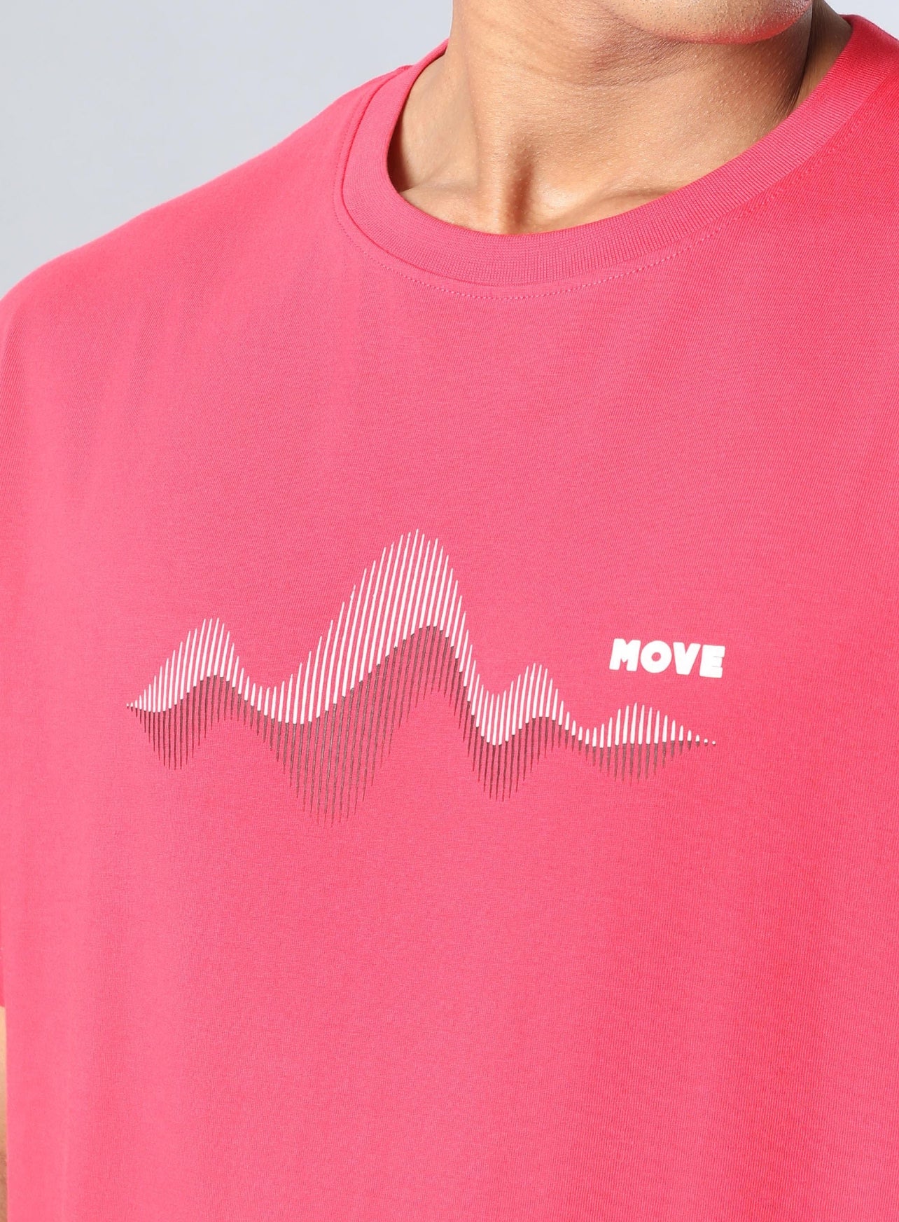 Men's Coral Move to the Beat Relaxed fit T-shirt