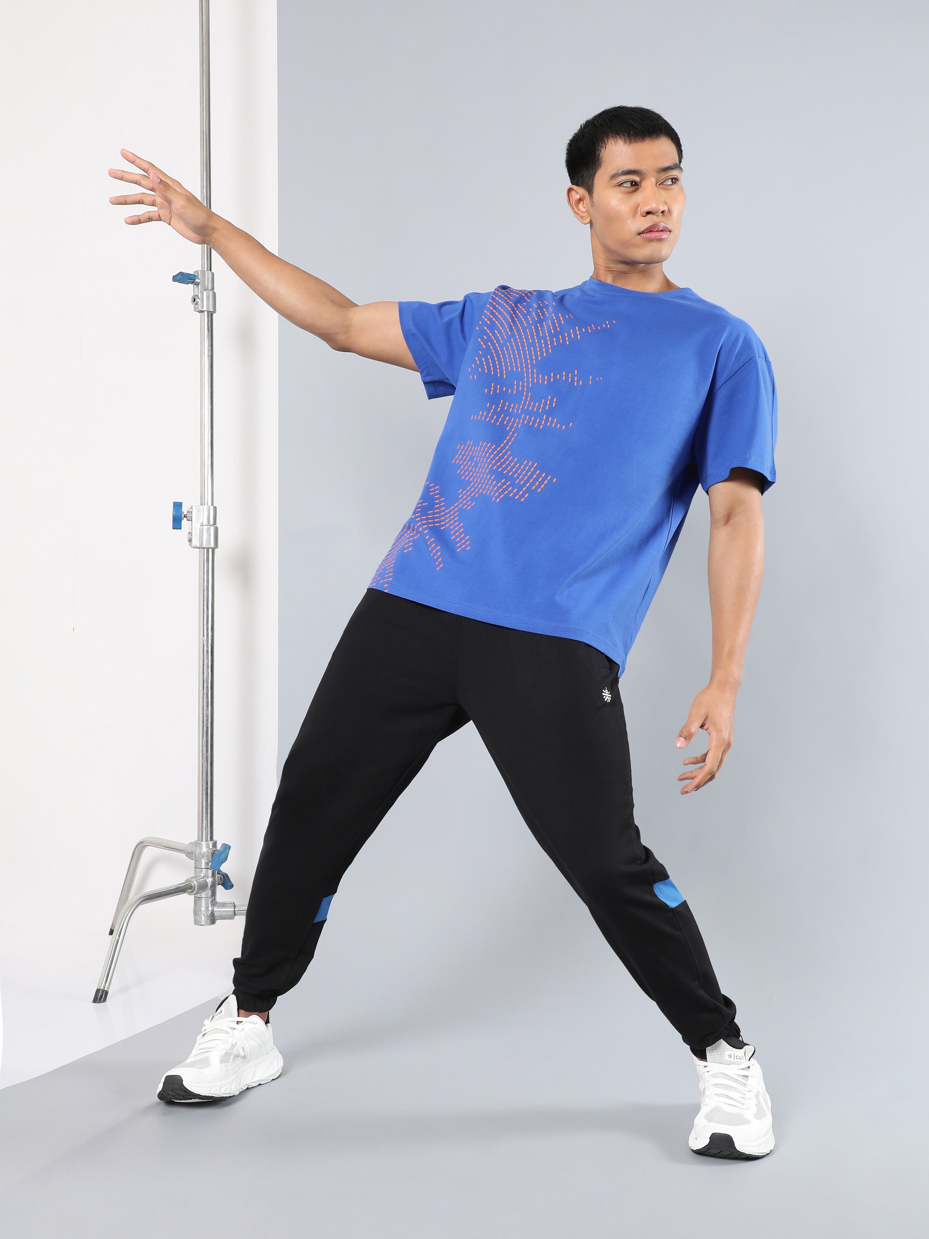 Men's Blue Beat it Relaxed fit T-shirt