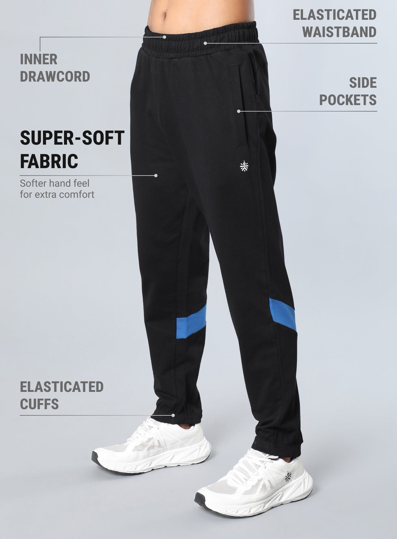 Men's Black Move it Joggers