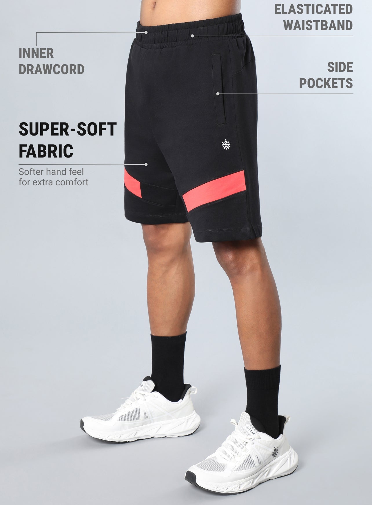 Men's Black Beat it Shorts