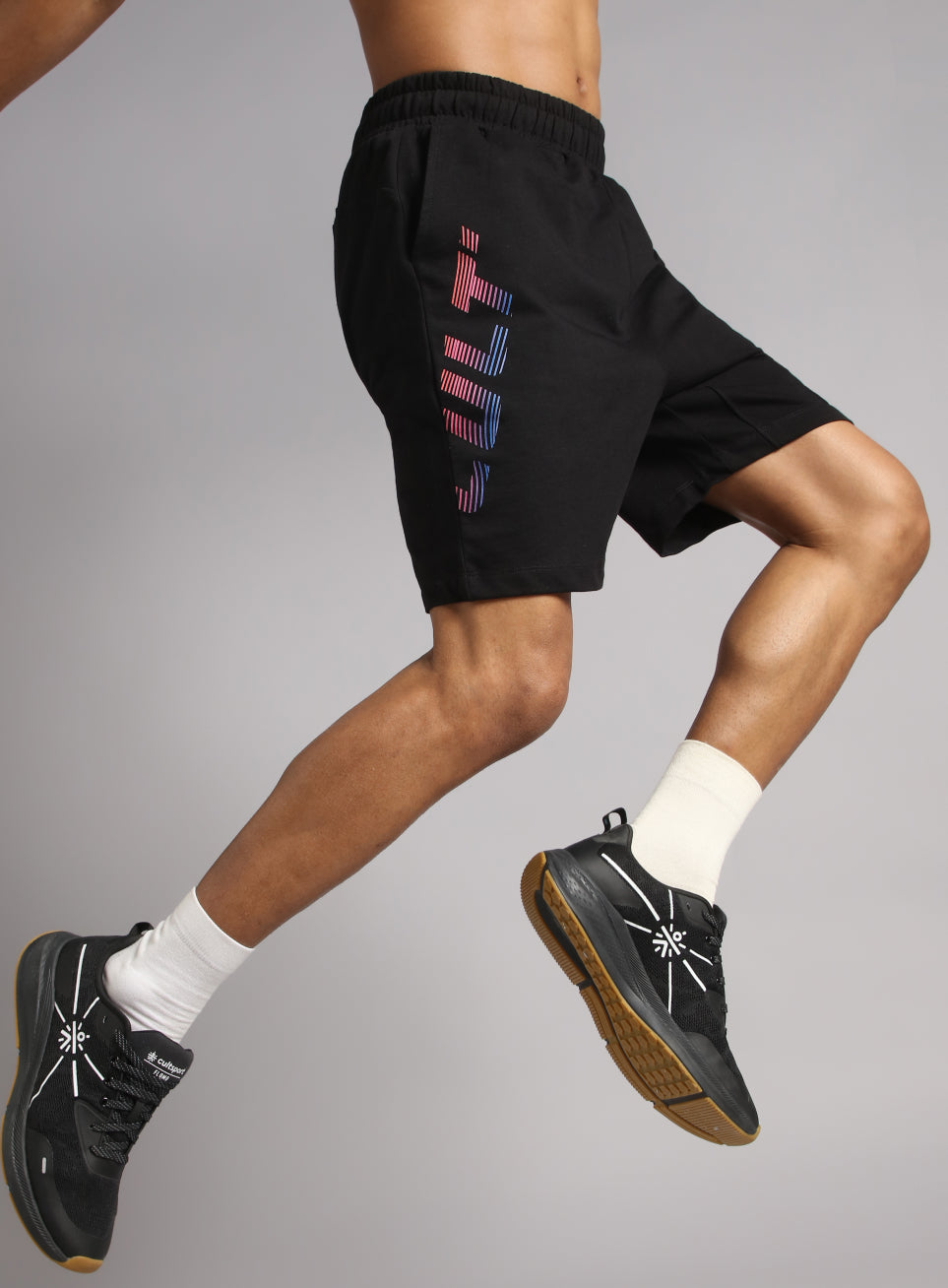 Men's Black Dance Brand Carrier Shorts