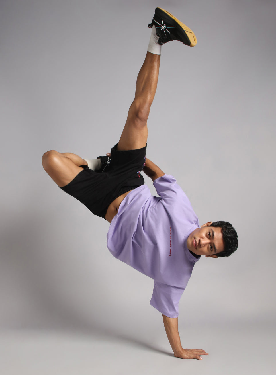 Men's Black Dance Brand Carrier Shorts