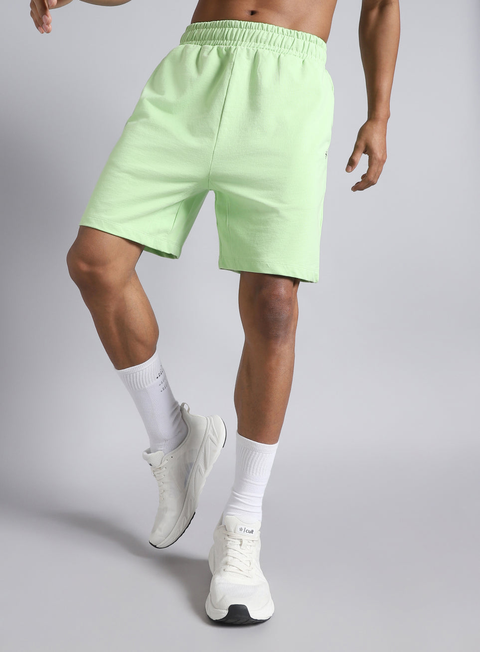 Men's Lime Dance Brand Carrier Shorts