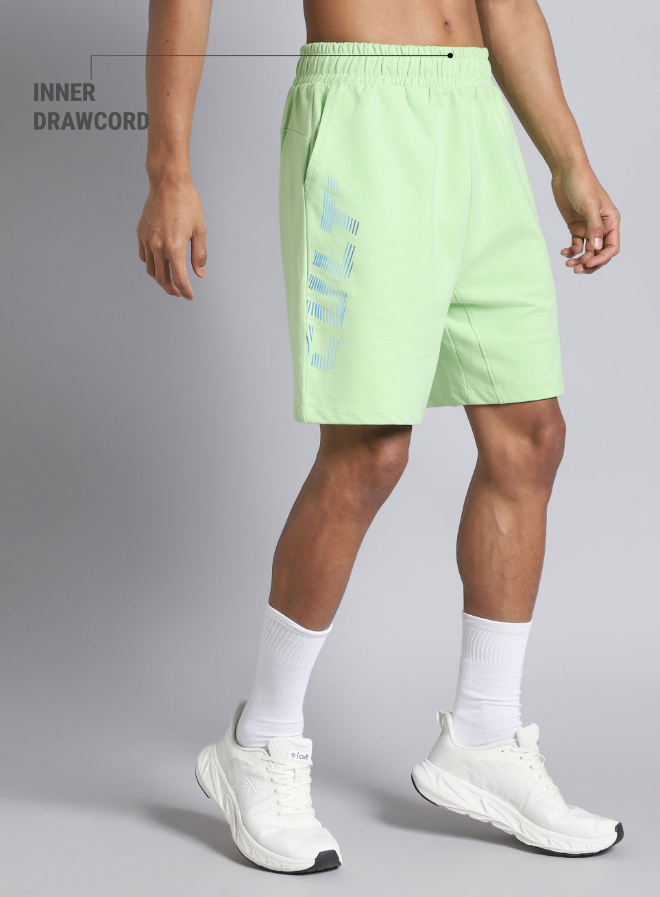 Men's Lime Dance Brand Carrier Shorts