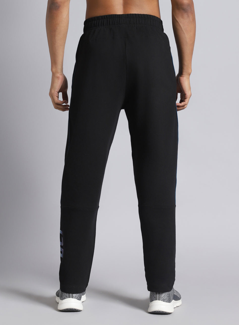 Men's Black Dance Brand Carrier Trackpants