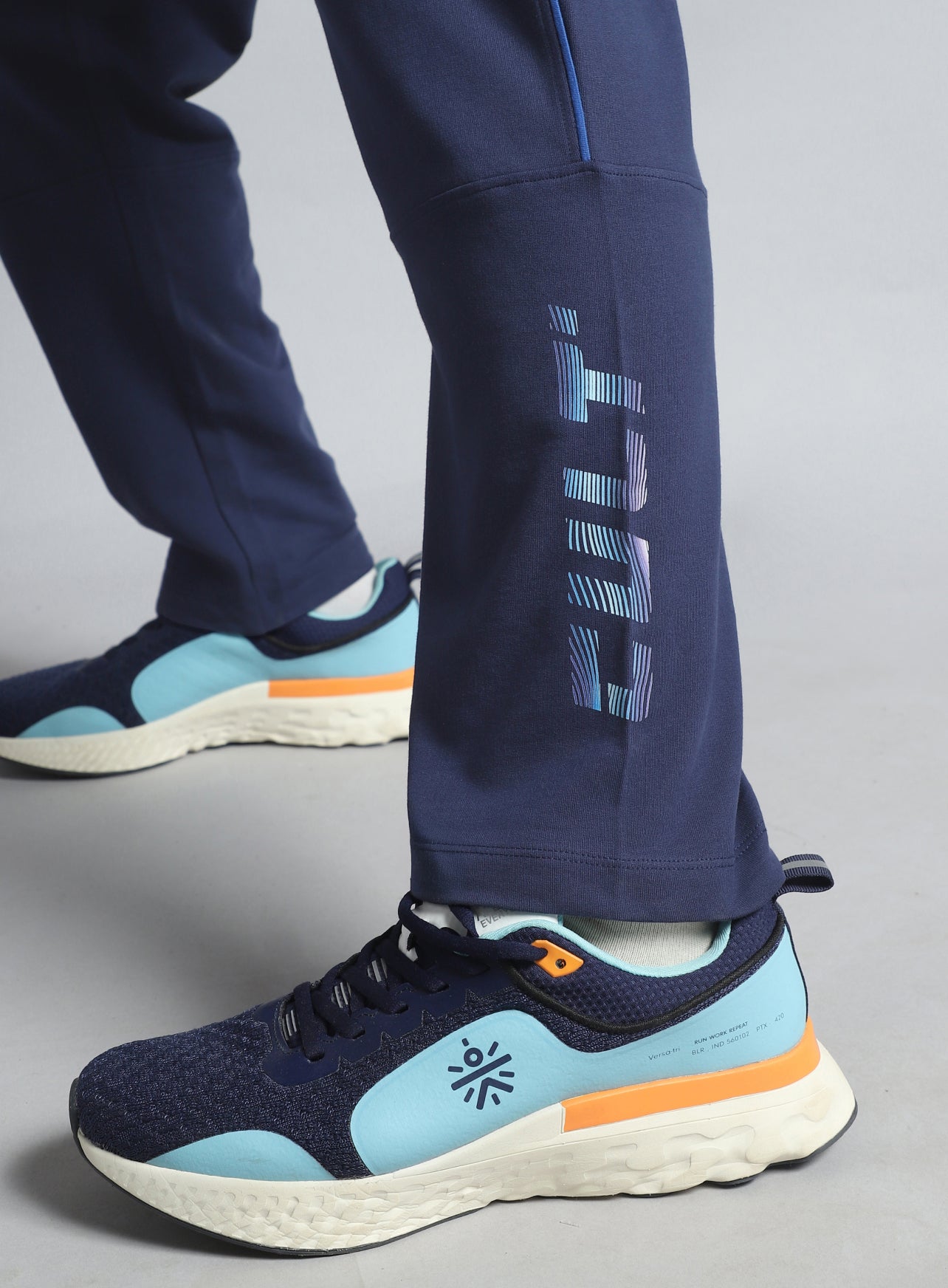 Men's Blue Dance Brand Carrier Trackpants