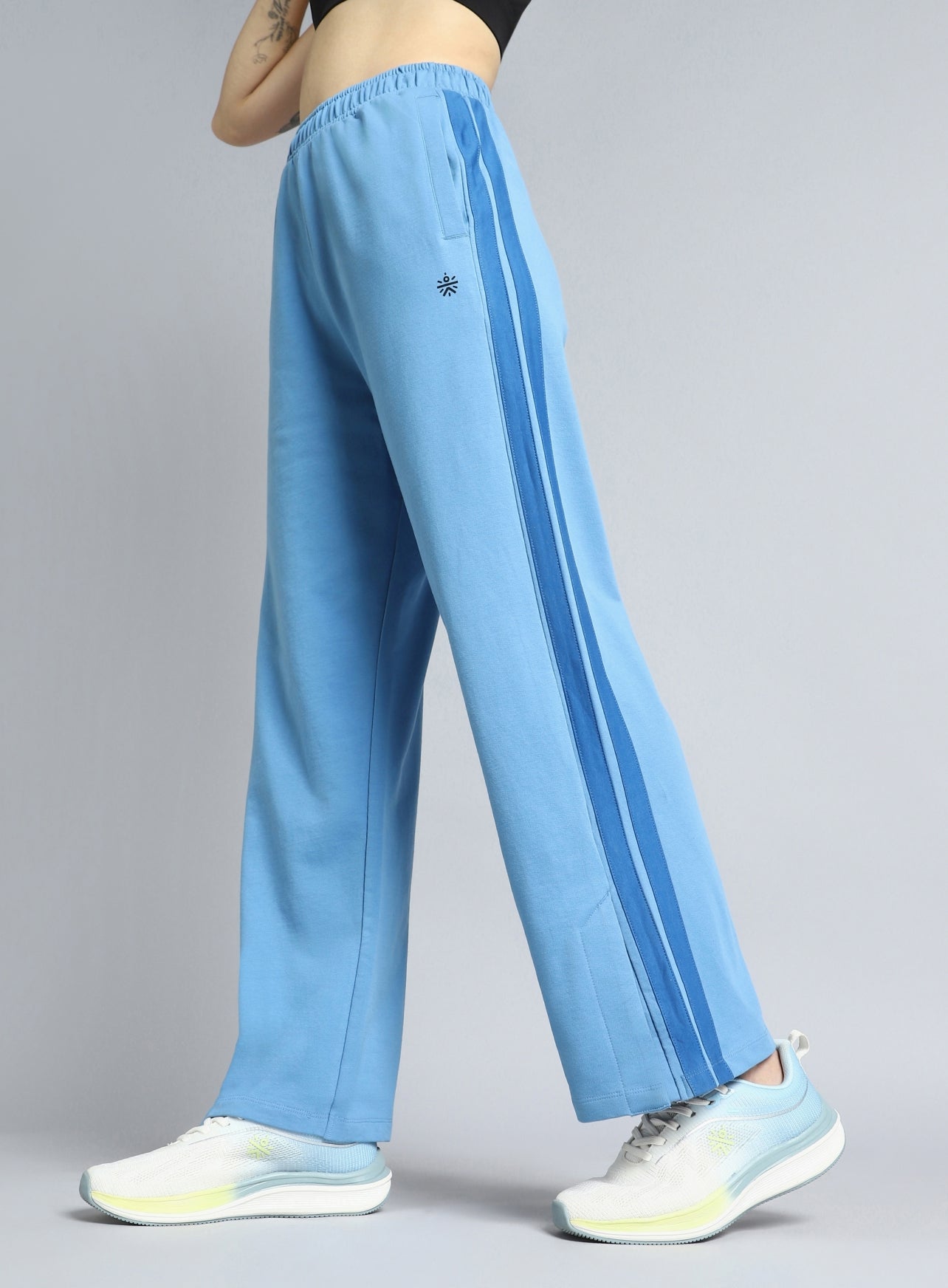 Women's Blue Dance Flow Trackpants