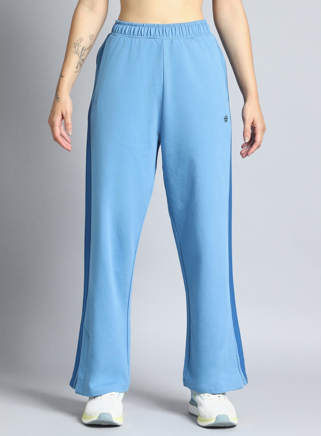 Women's Blue Dance Flow Trackpants