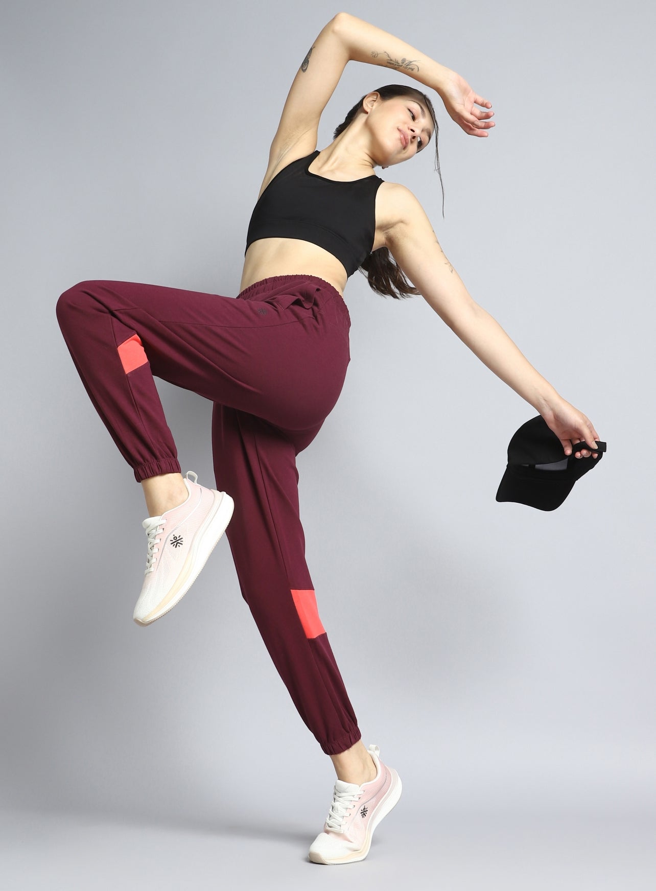 Women's Maroon Move it Joggers
