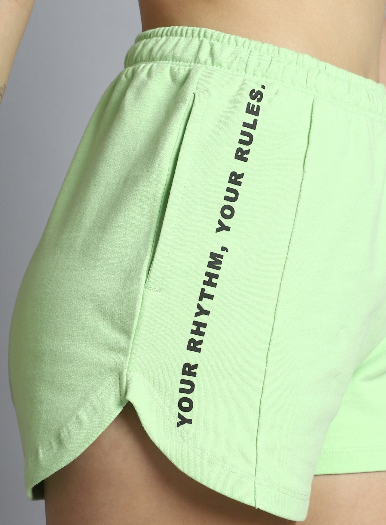 Women's Lime Move it Shorts