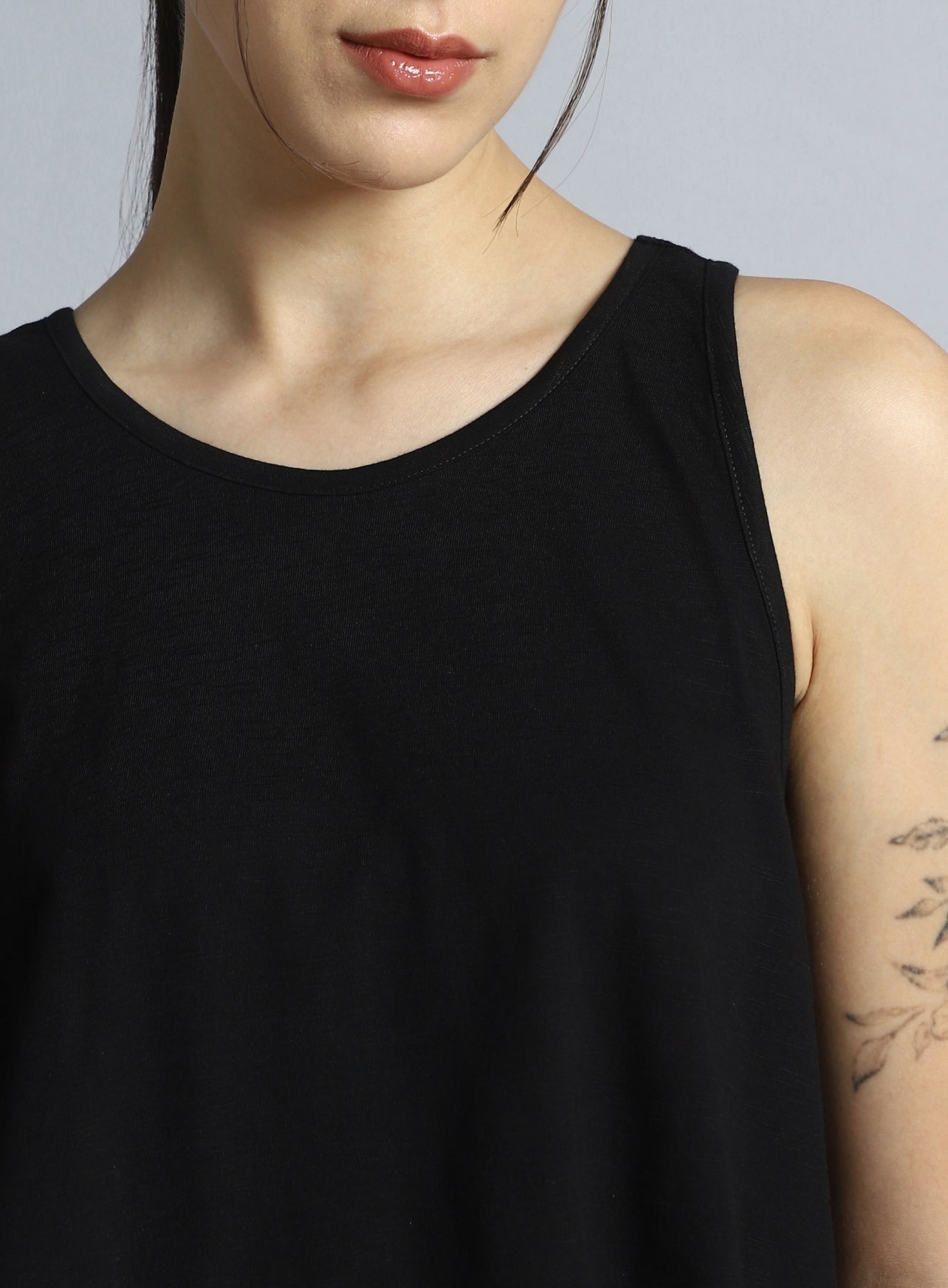 Women's Black Dance Flow Tank