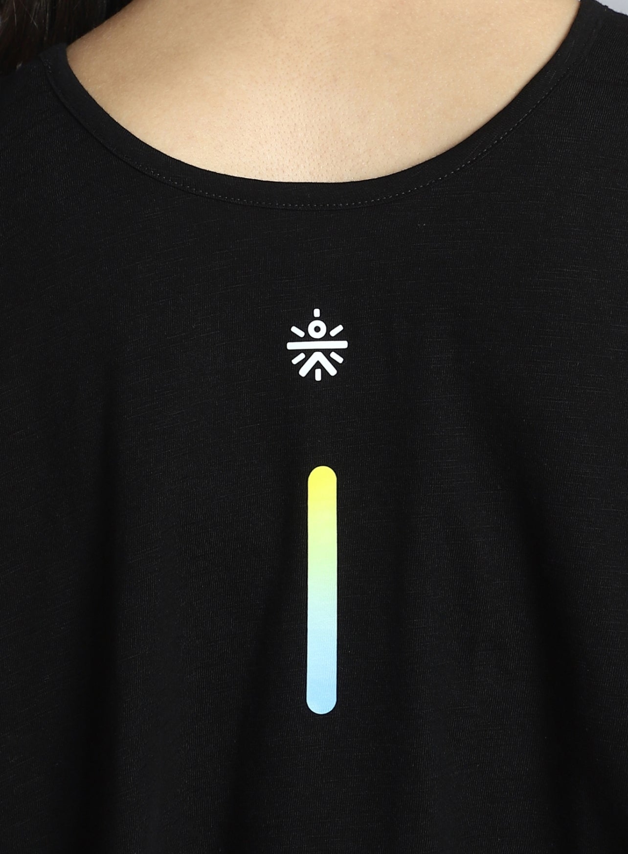 Women's Black Dance Flow Tank