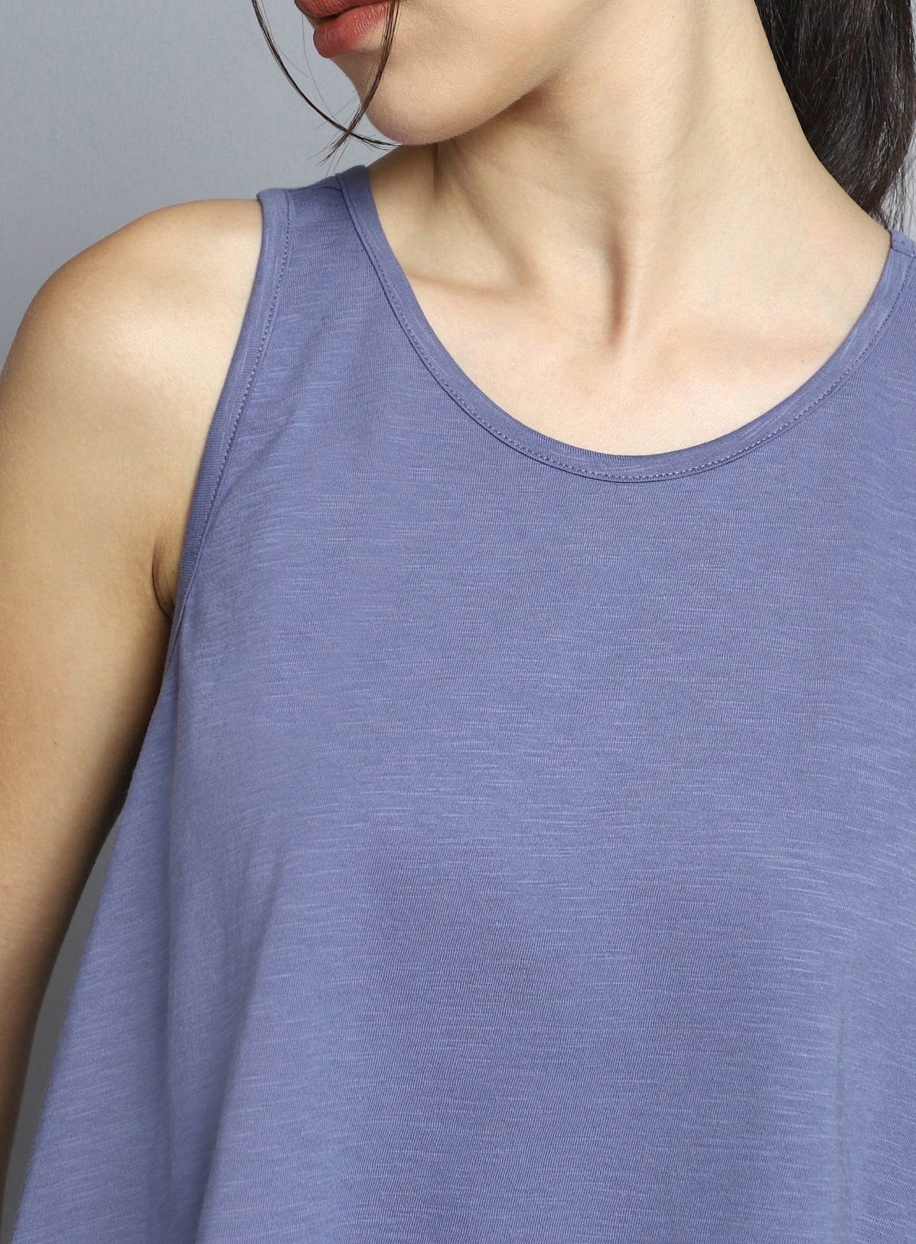 Women's Blue Dance Flow Tank