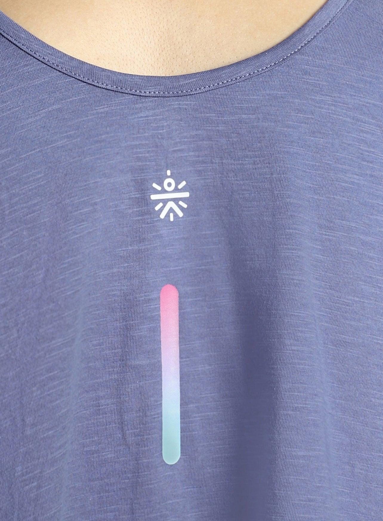 Women's Blue Dance Flow Tank