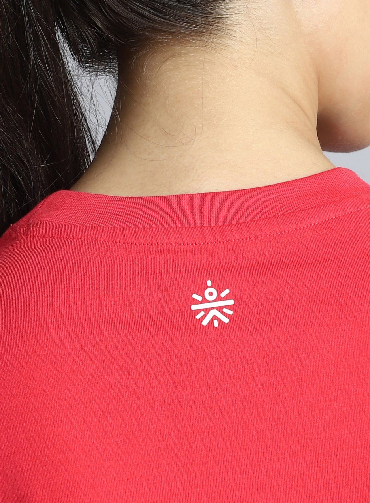 Women's Coral Printed Oversized T-shirt