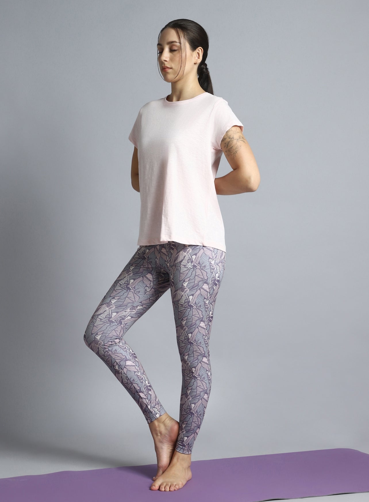 Women's Pink Yoga Flow Top