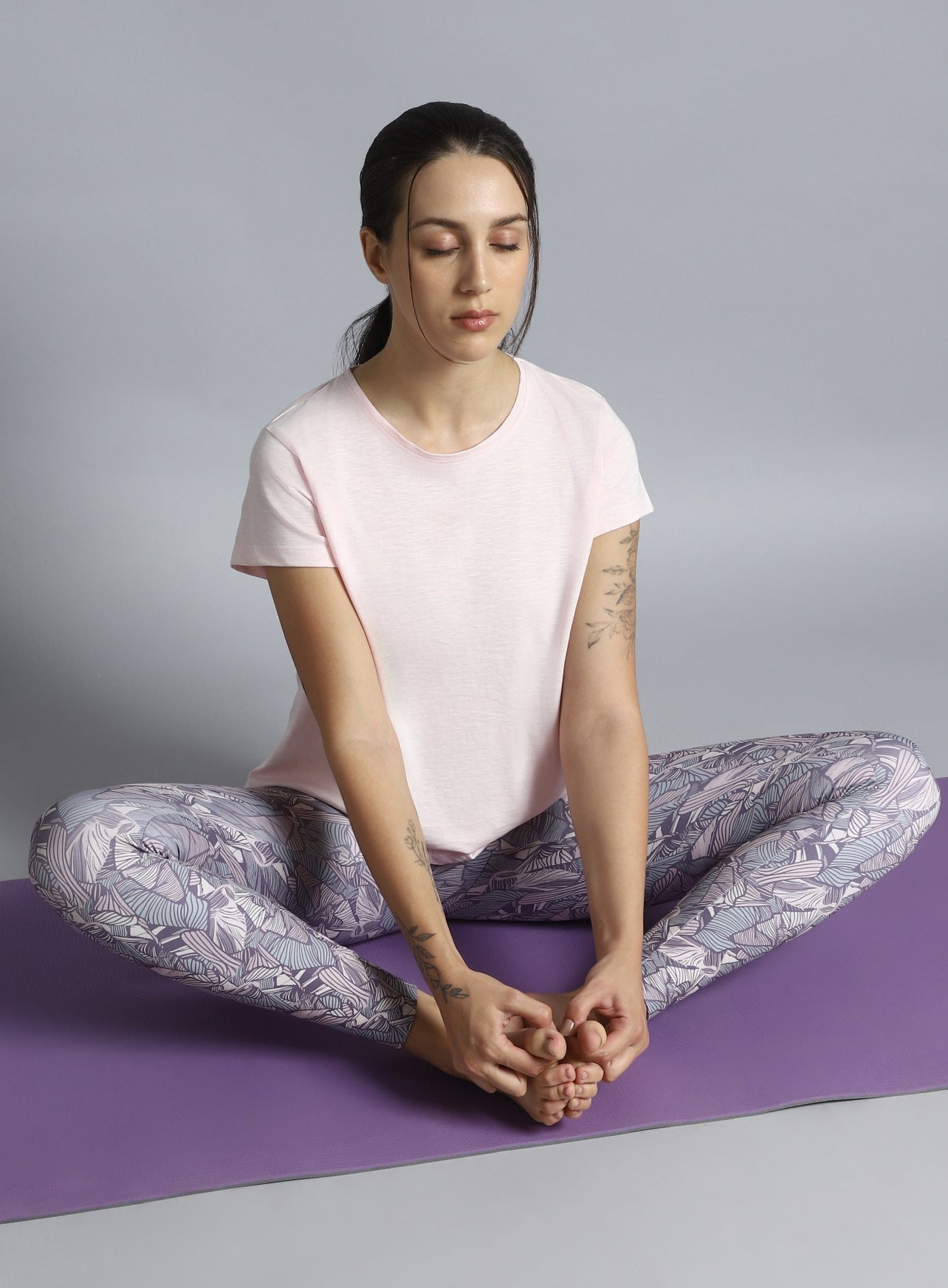 Women's Pink Yoga Flow Top
