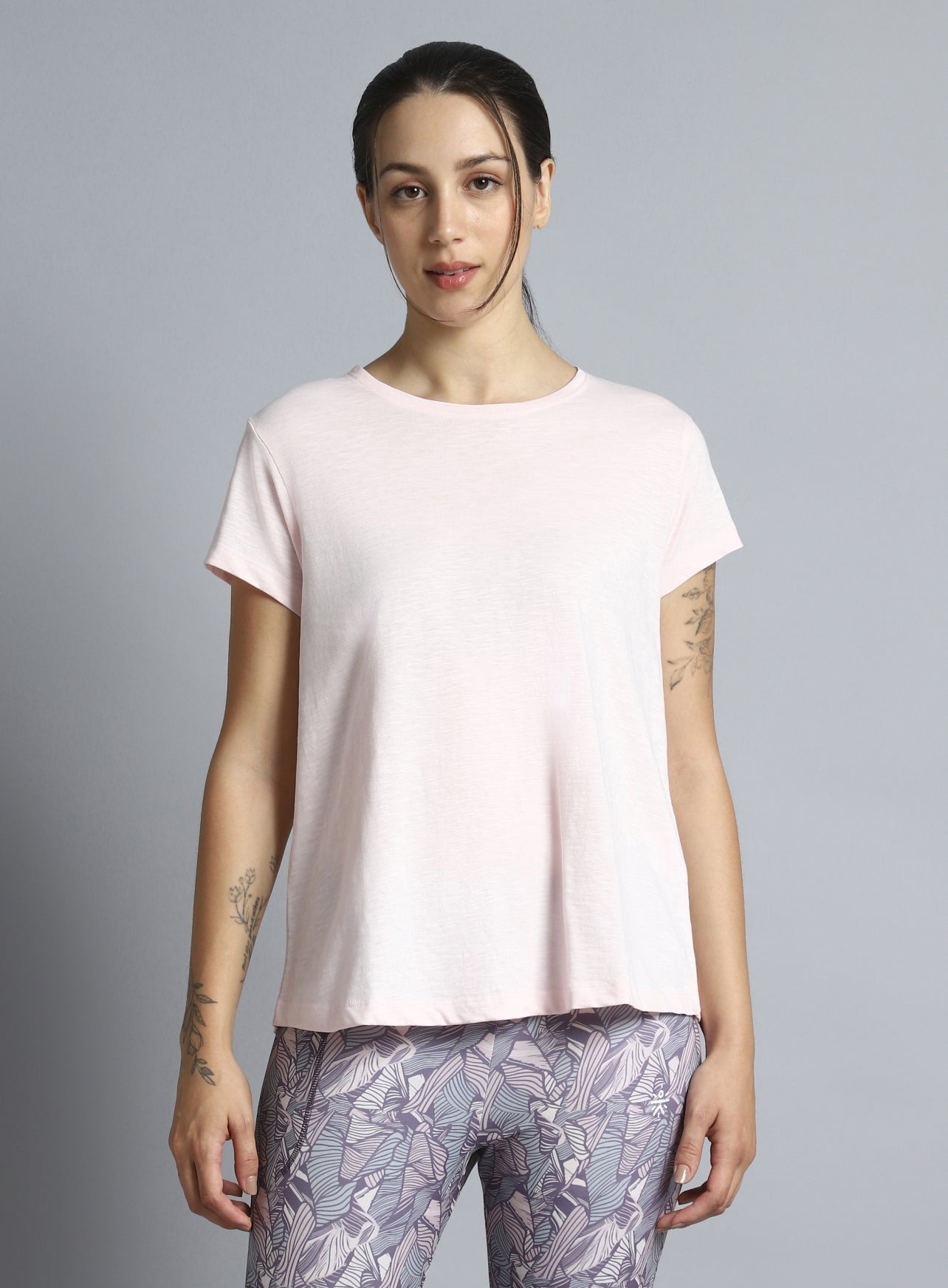 Women's Pink Yoga Flow Top