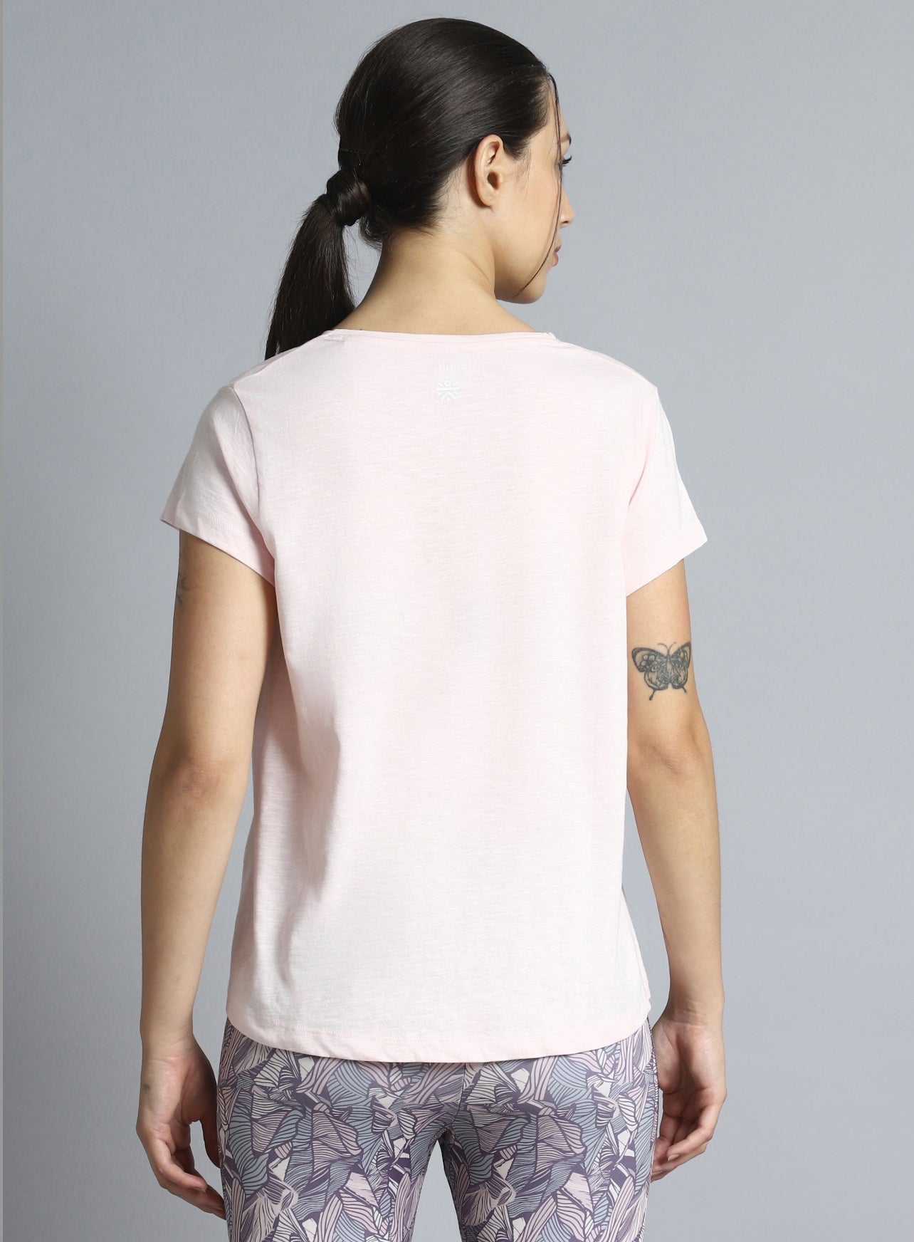 Women's Pink Yoga Flow Top