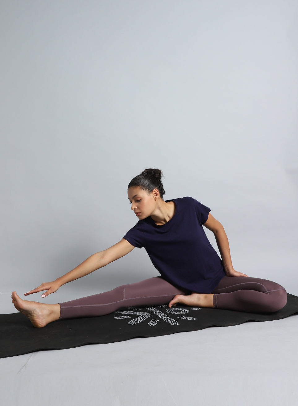 Women's Navy Yoga Flow Top