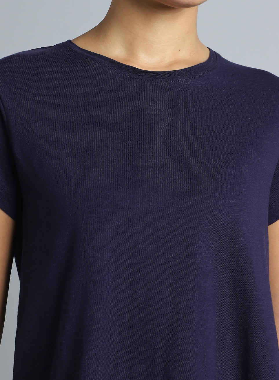 Women's Navy Yoga Flow Top