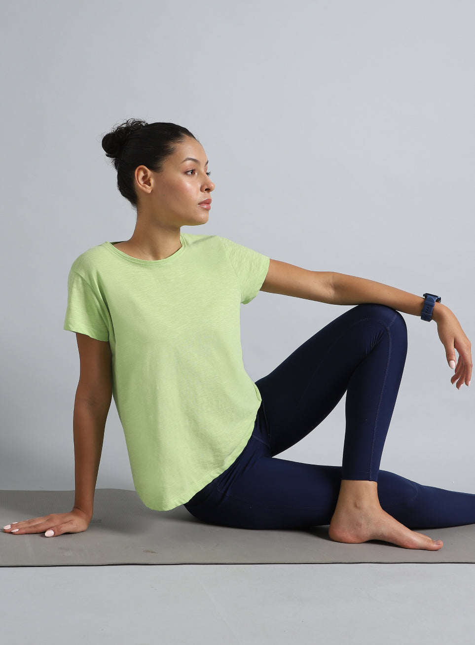Women's Lime Yoga Flow Top
