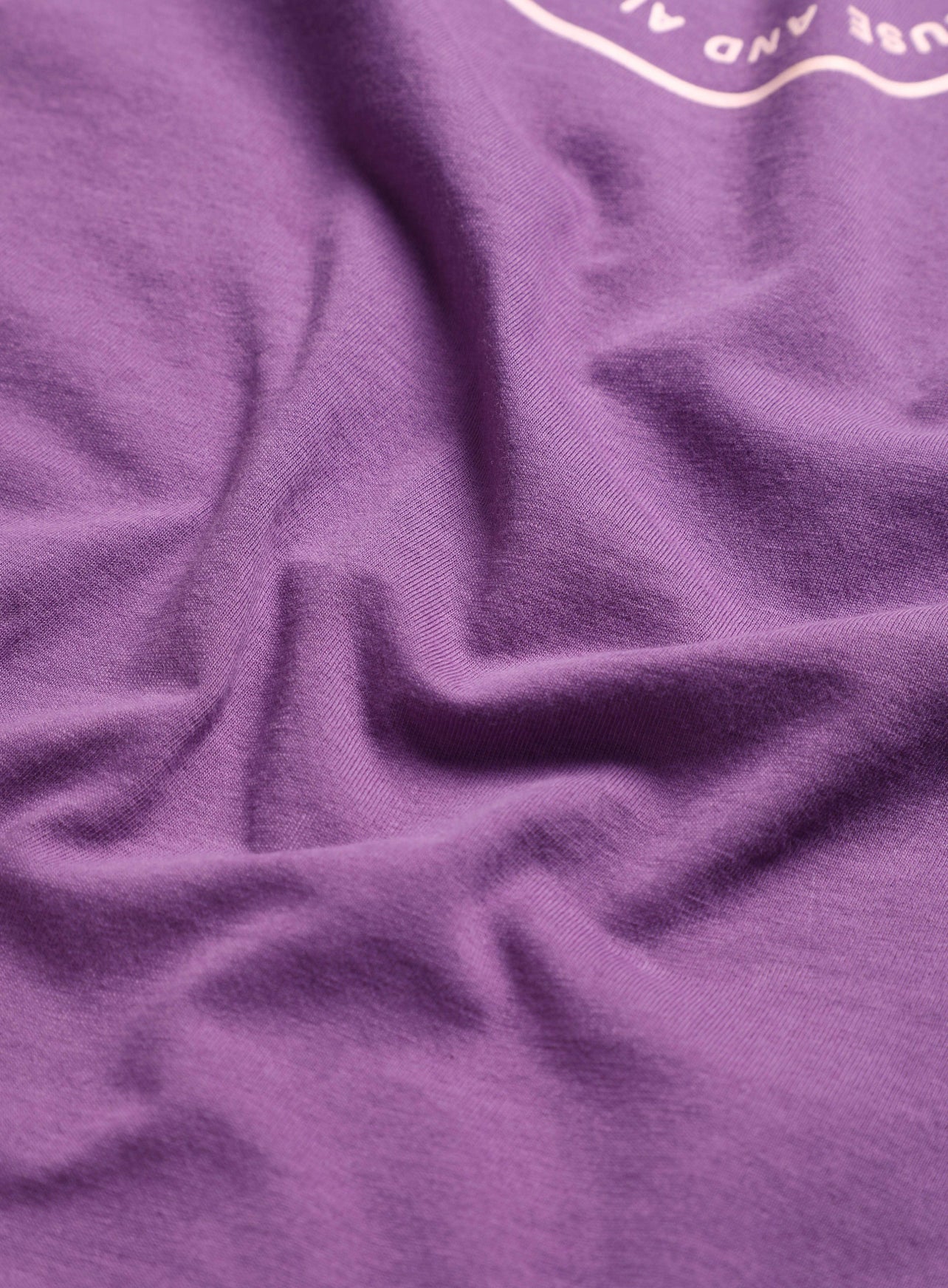 Women's Purple Pause and Align Printed T-shirt