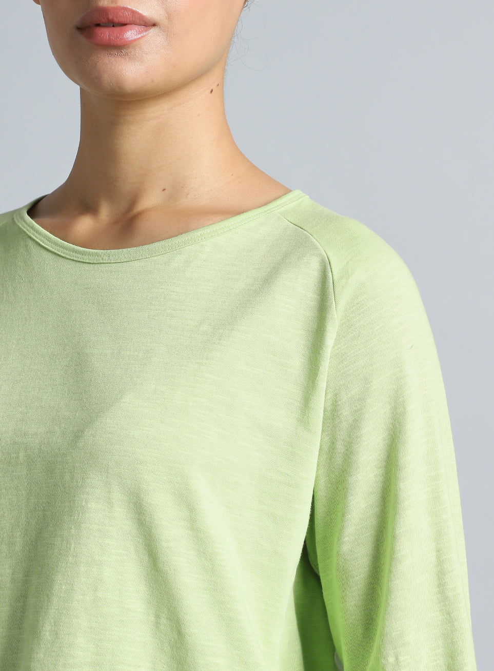 Women's Lime Yoga Flow Full Sleeve Top