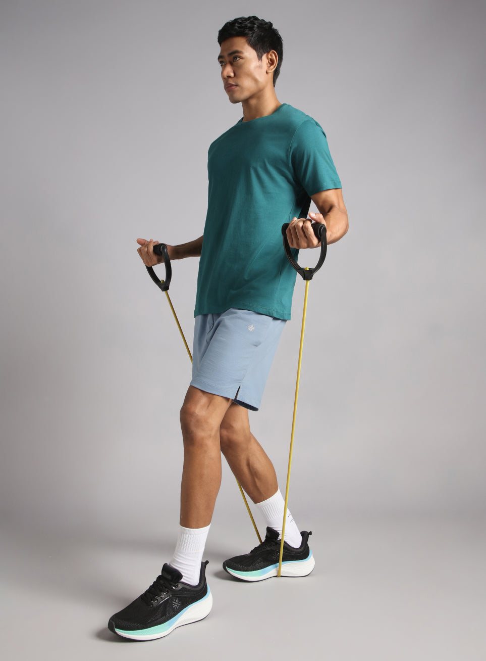 Men's Blue Train In Shorts