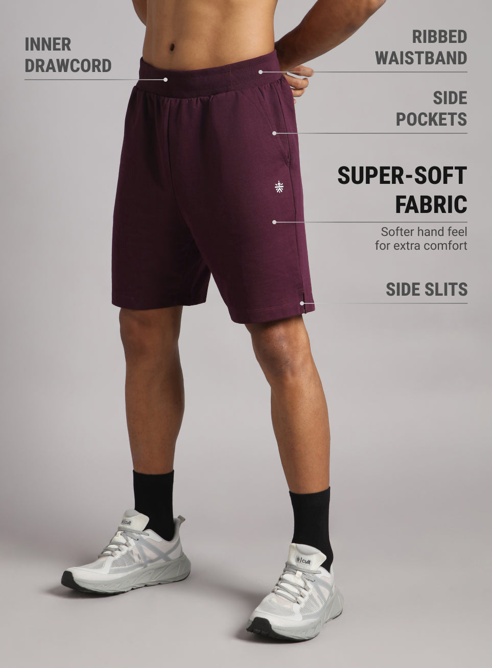 Men's Wine Train In Shorts