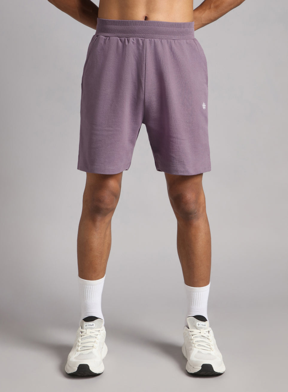 Men's Purple Train In Shorts