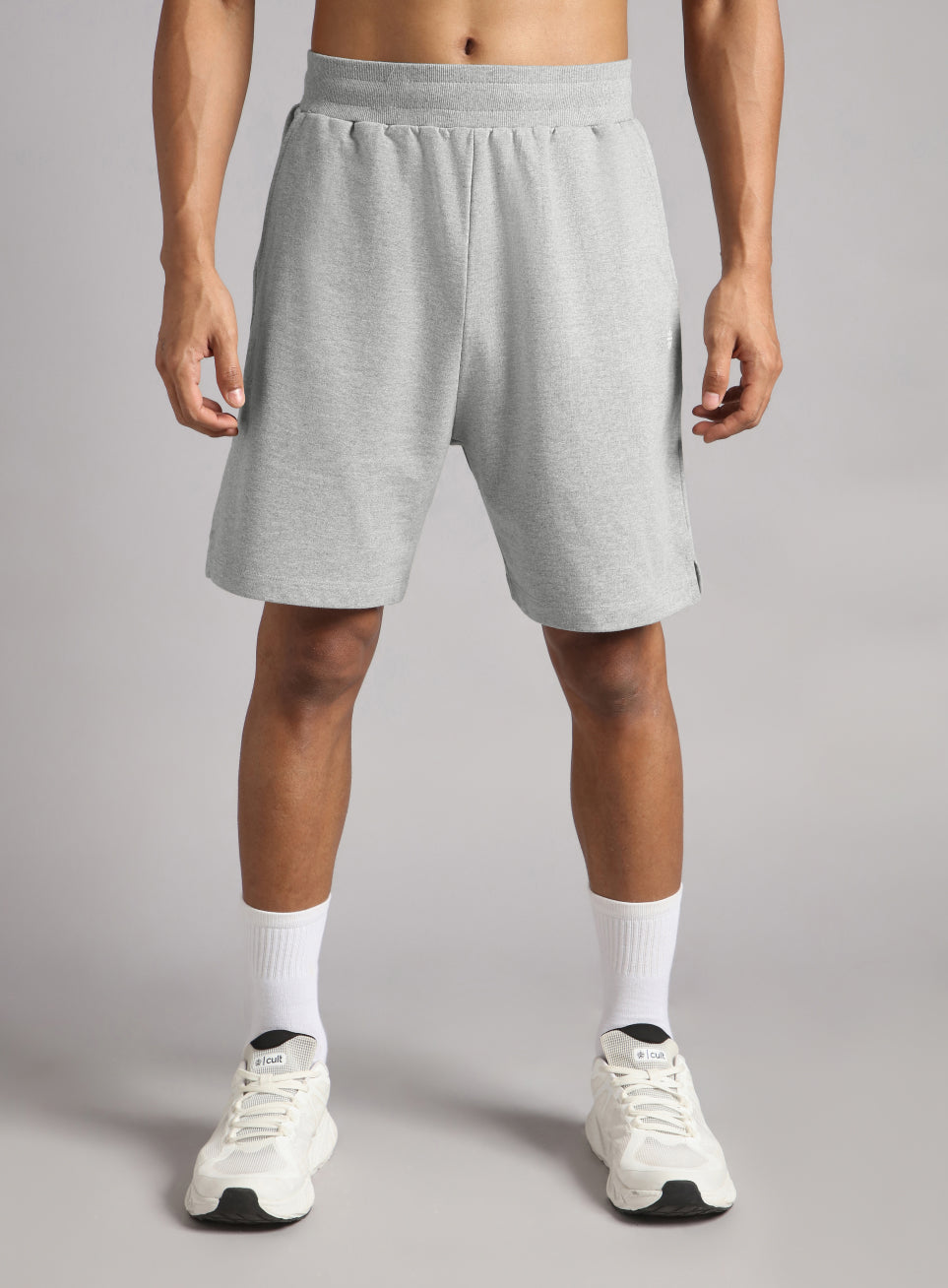 Men's Grey Train In Shorts