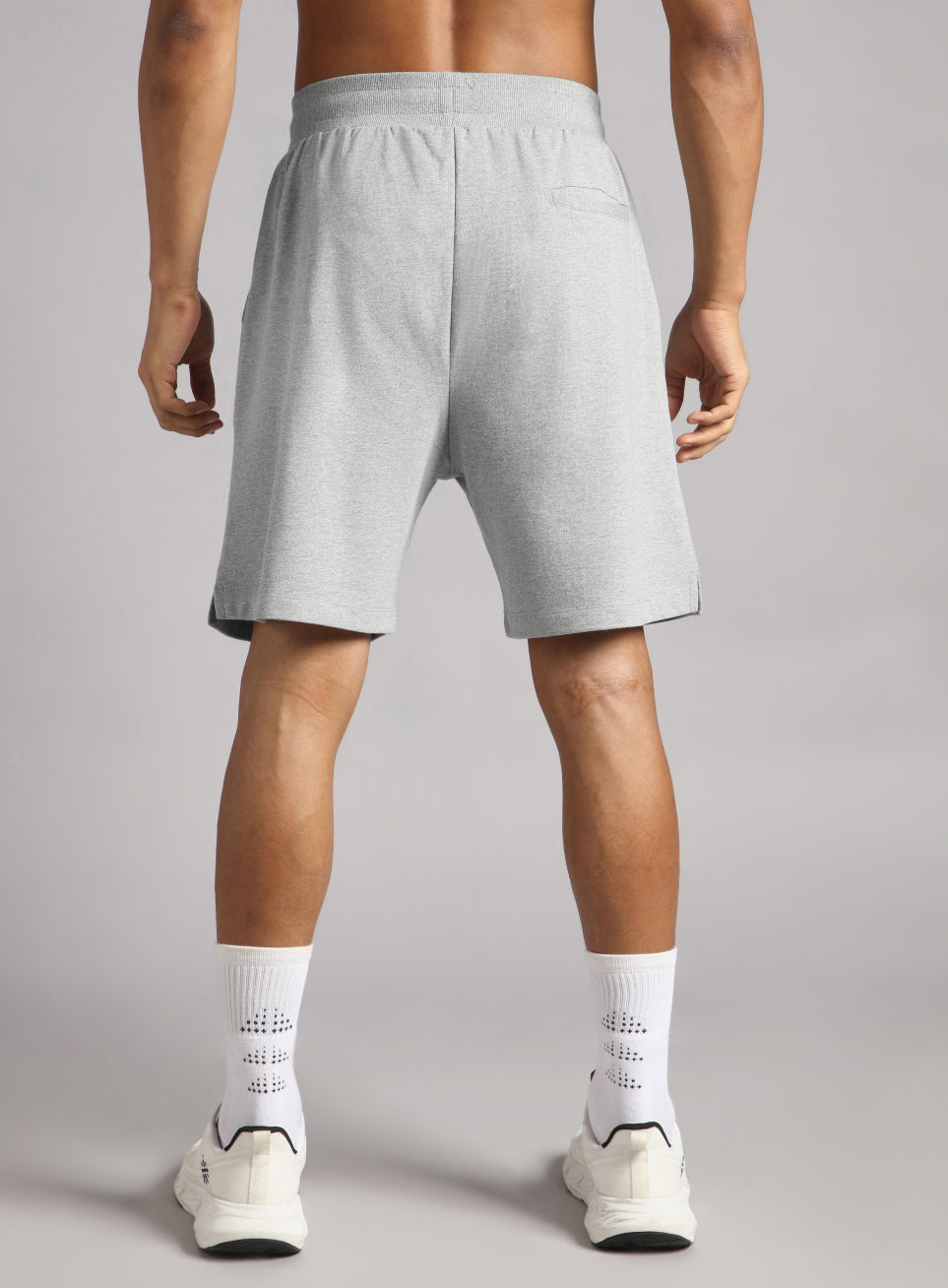 Men's Grey Train In Shorts