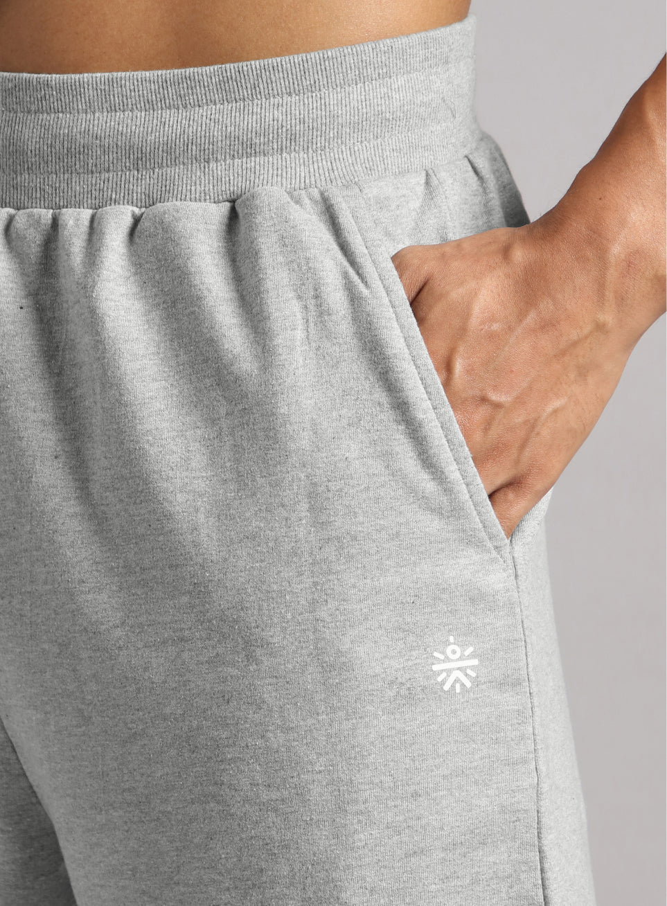 Men's Grey Train In Shorts