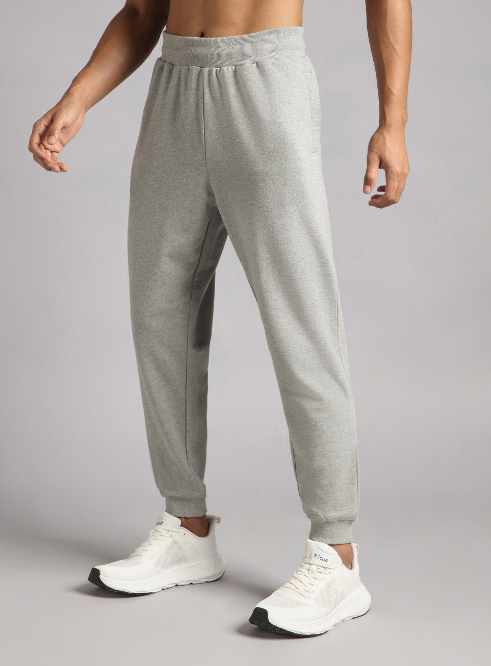 Men's Grey Train In Joggers