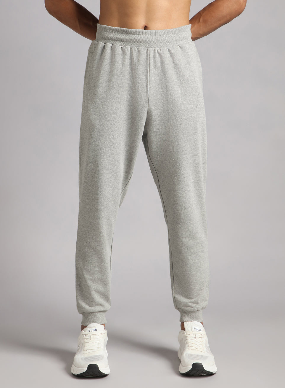 Men's Grey Train In Joggers