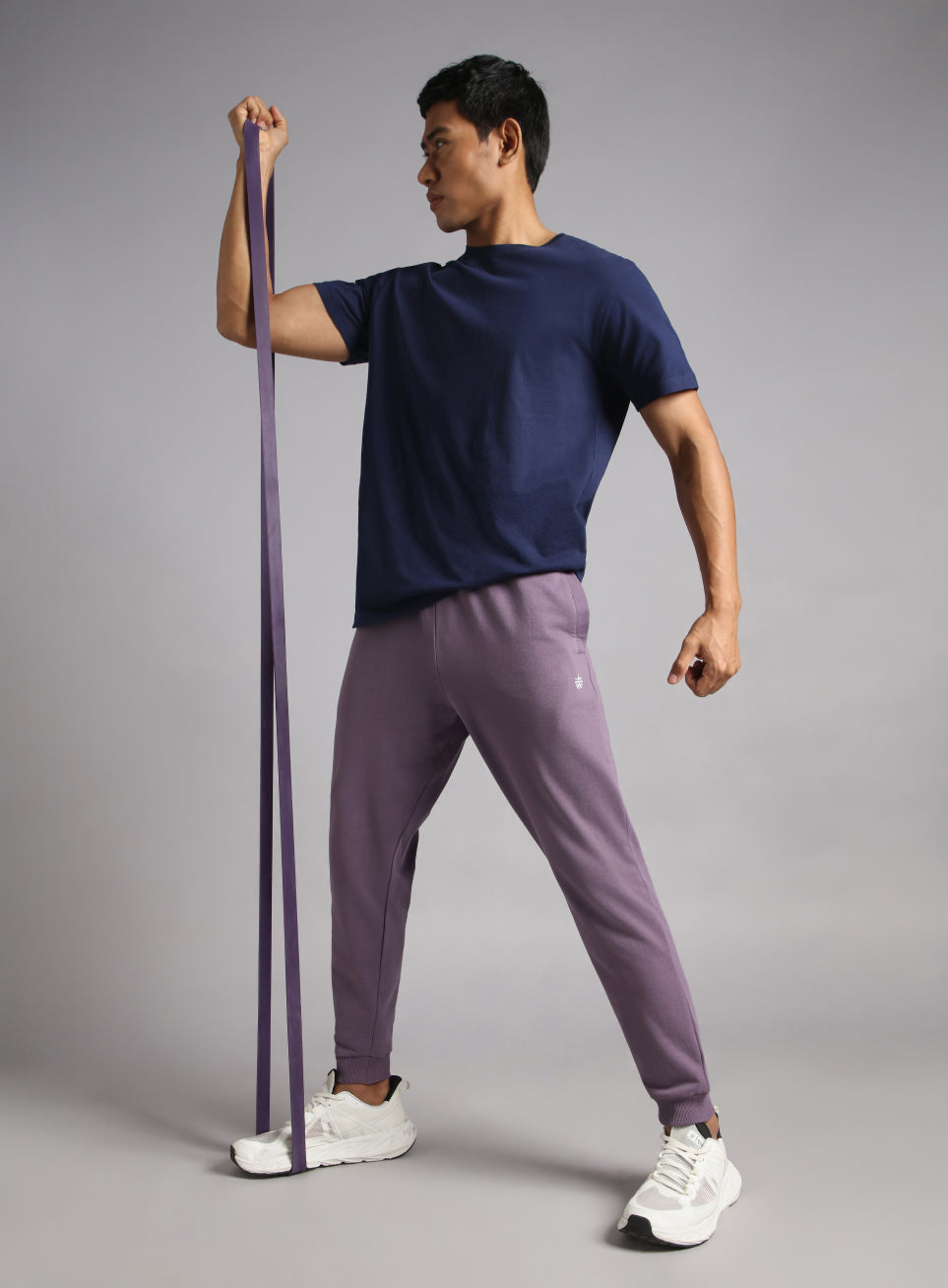 Men's Purple Train In Joggers