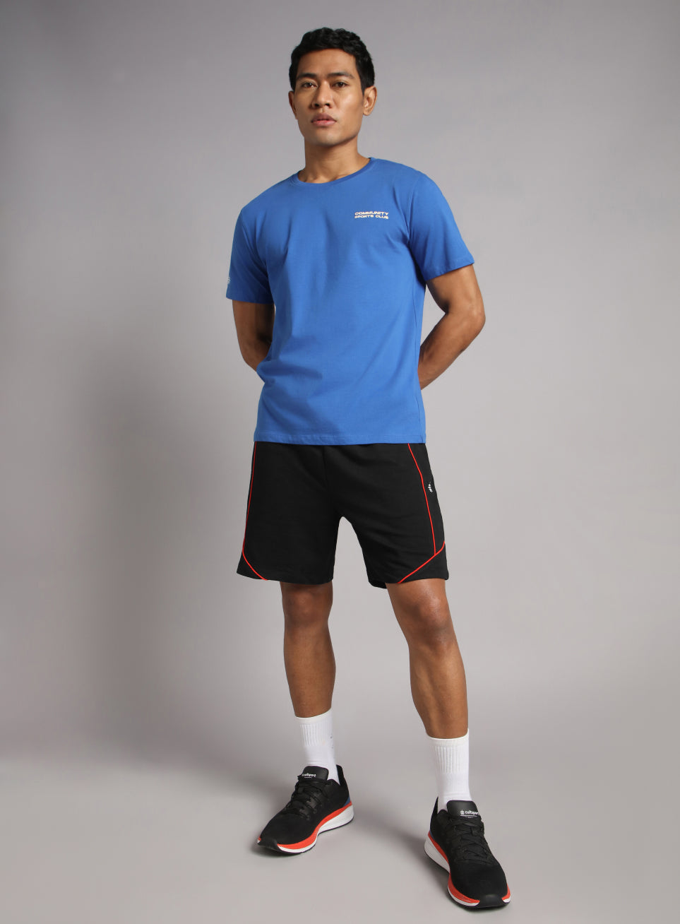 Men's Black Sports Club Shorts