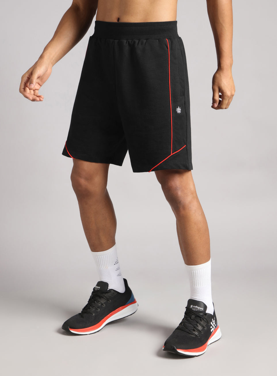 Men's Black Sports Club Shorts