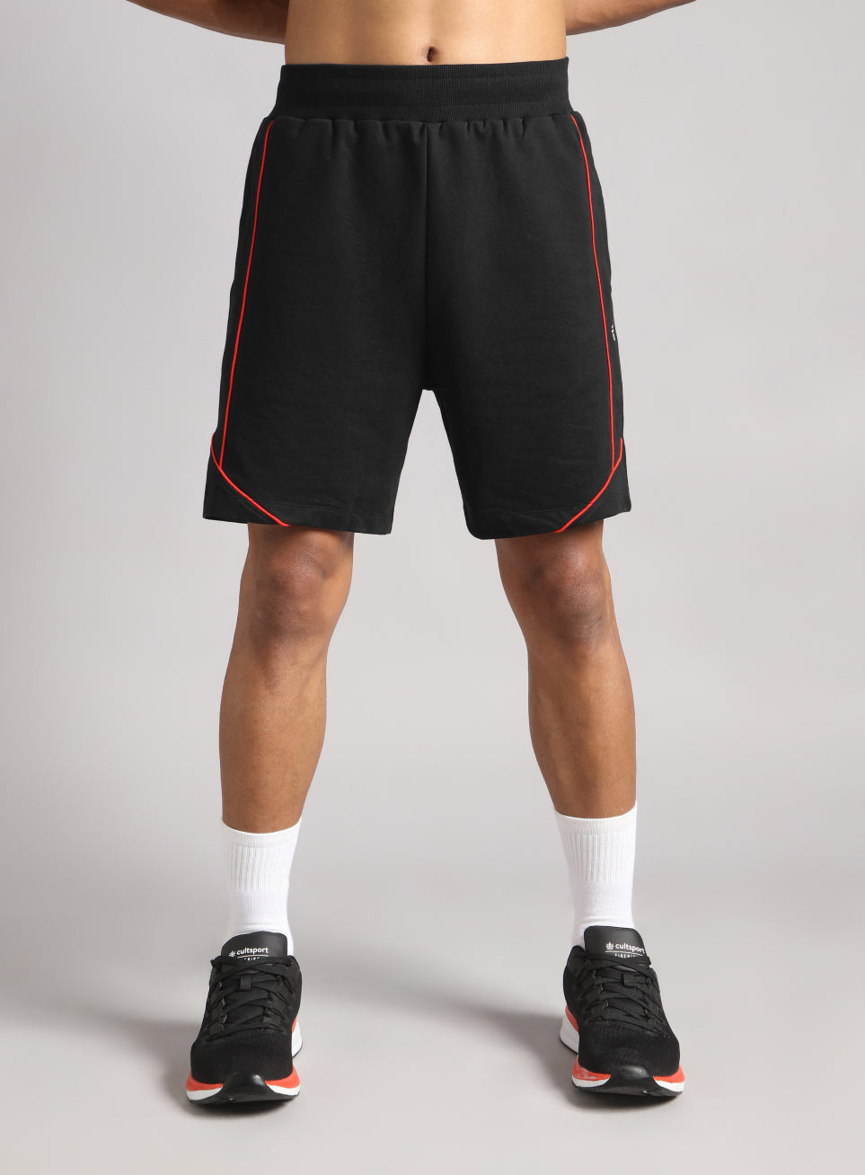 Men's Black Sports Club Shorts